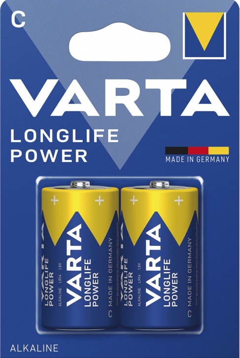 VARTA Longlife Baby C 1,5V Batterie (2 Stck.)