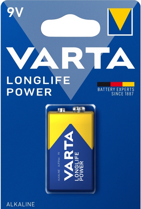 Varta Longlife Power Alkaline 9V Batterie
